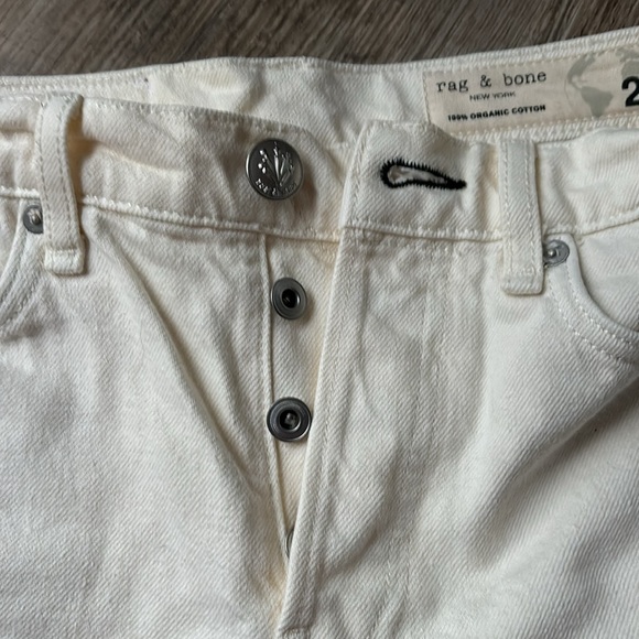 NWOT Cream rag & bone jean shorts - Picture 3 of 4